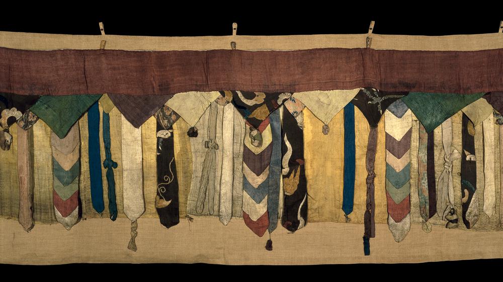 图片[2]-valance; textile; 帷幔(Chinese); 紡織品(Chinese) BM-MAS.855-China Archive